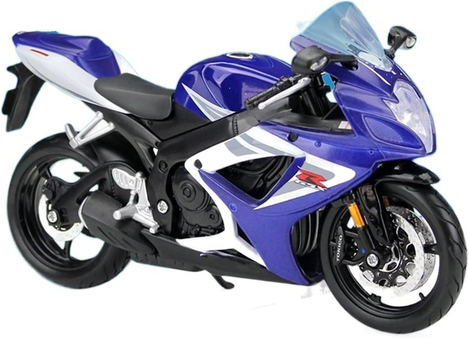 HTASFCI Motorcycle Model for Suzuki GSX-R750 1:12 Alloy Racing Model Simulated Die-cast Metal Street Motorbike Model Locomotive & Gifts
