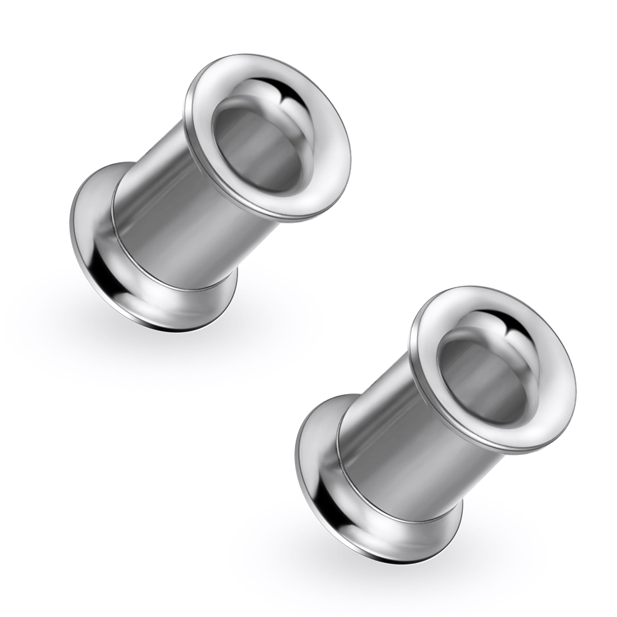 Ruifan Gauges For Ears ASTM F136 Titanium Double Flare Tapers Screw Tunnel Gauges Earrings Ear Expander Stretching Kit Plugs Piercing For Women Men