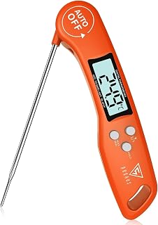 DOQAUS Food Thermometer, Instant Reading Meat Thermometers, Digital Cooking | Digital Frying Thermometer with Backlight, Long Probe, Thermometer Cooking Kitchen Thermometer for Liquid, BBQ, Purple