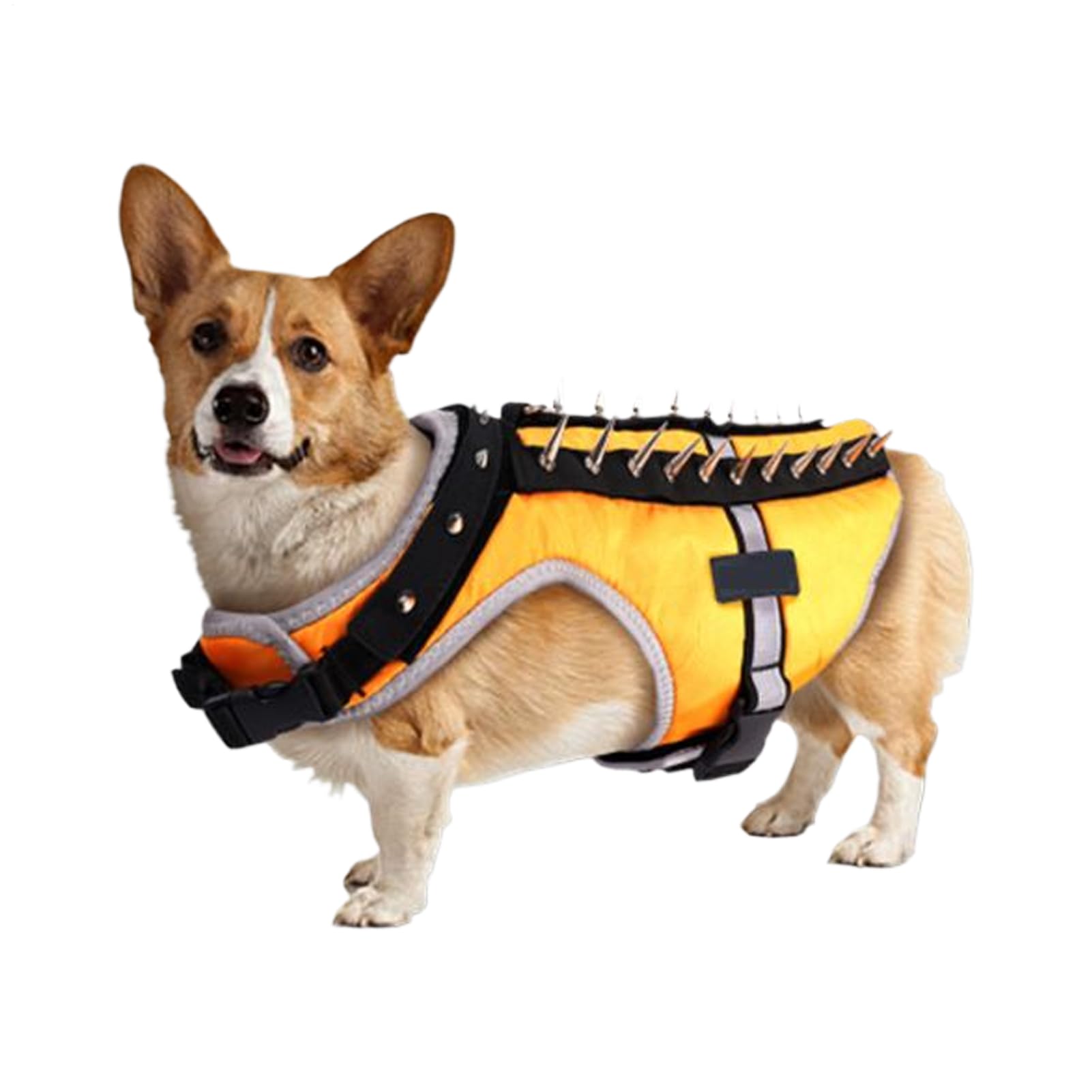 Chaleco De Protección Con Púas Para Perros Pequeños Arnés Protector | Arnés Reflectante Para Cachorro Protección Reflectante Para Mascotas Contra Ataques De Rapac