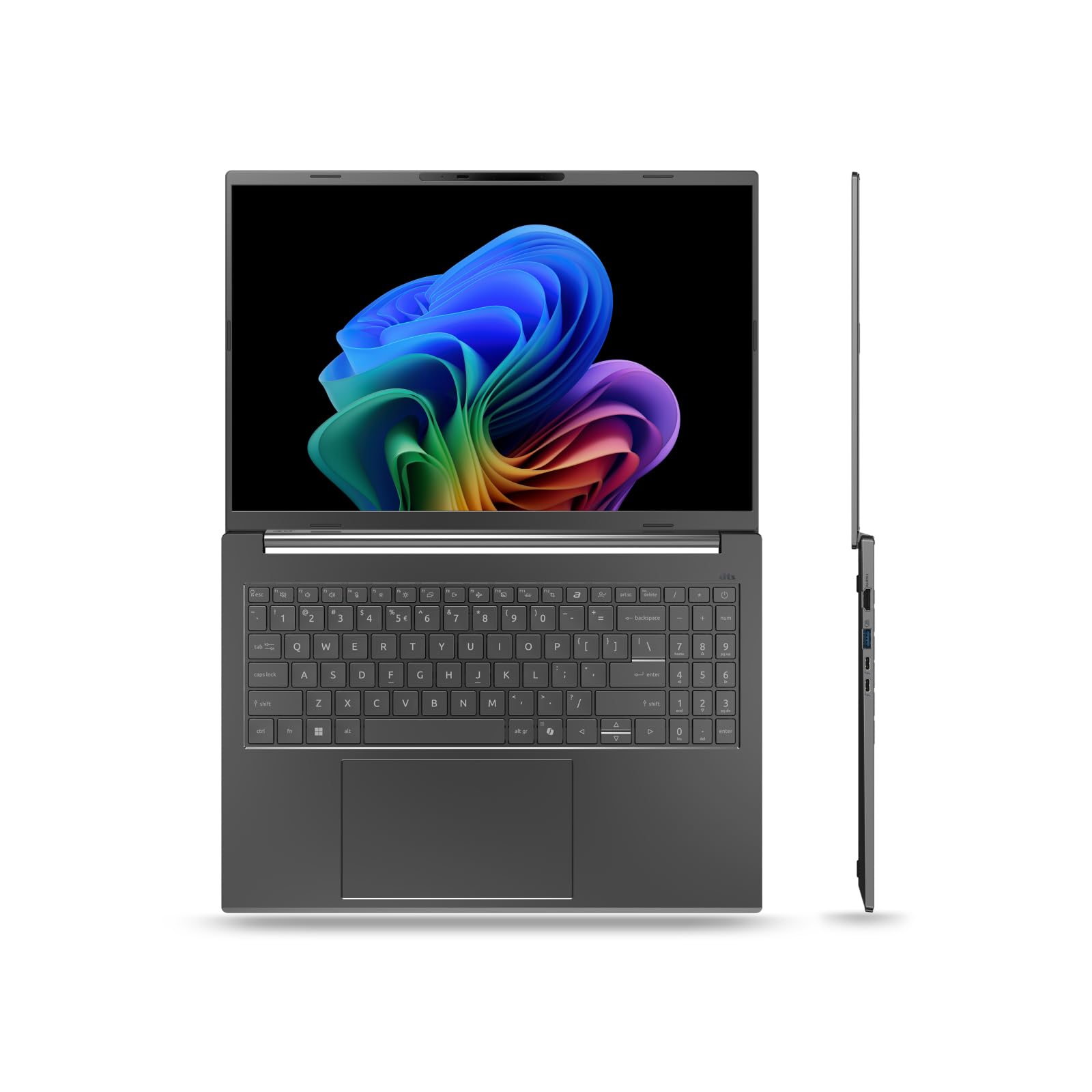 acer Aspire 16 AI Laptop | Display 16” WUXGA+ OLED | Processore Intel Core Ultra 7-256V | 16 GB RAM | 512 GB SSD | Copilot+ PC | Windows 11 | QWERTY | PC Portatile IA