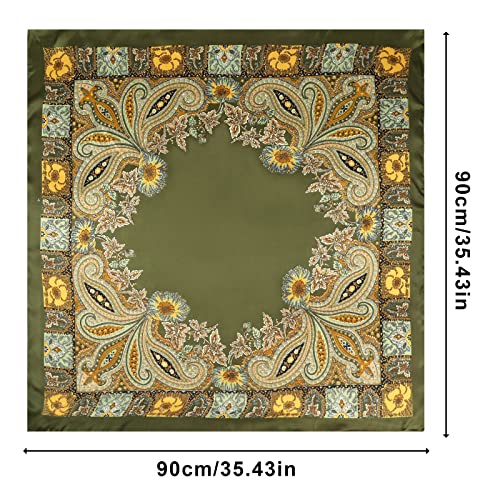 AWAYTR Satin Silk Scarf - Large Hair Bandana, Sleeping Wrap for Women2