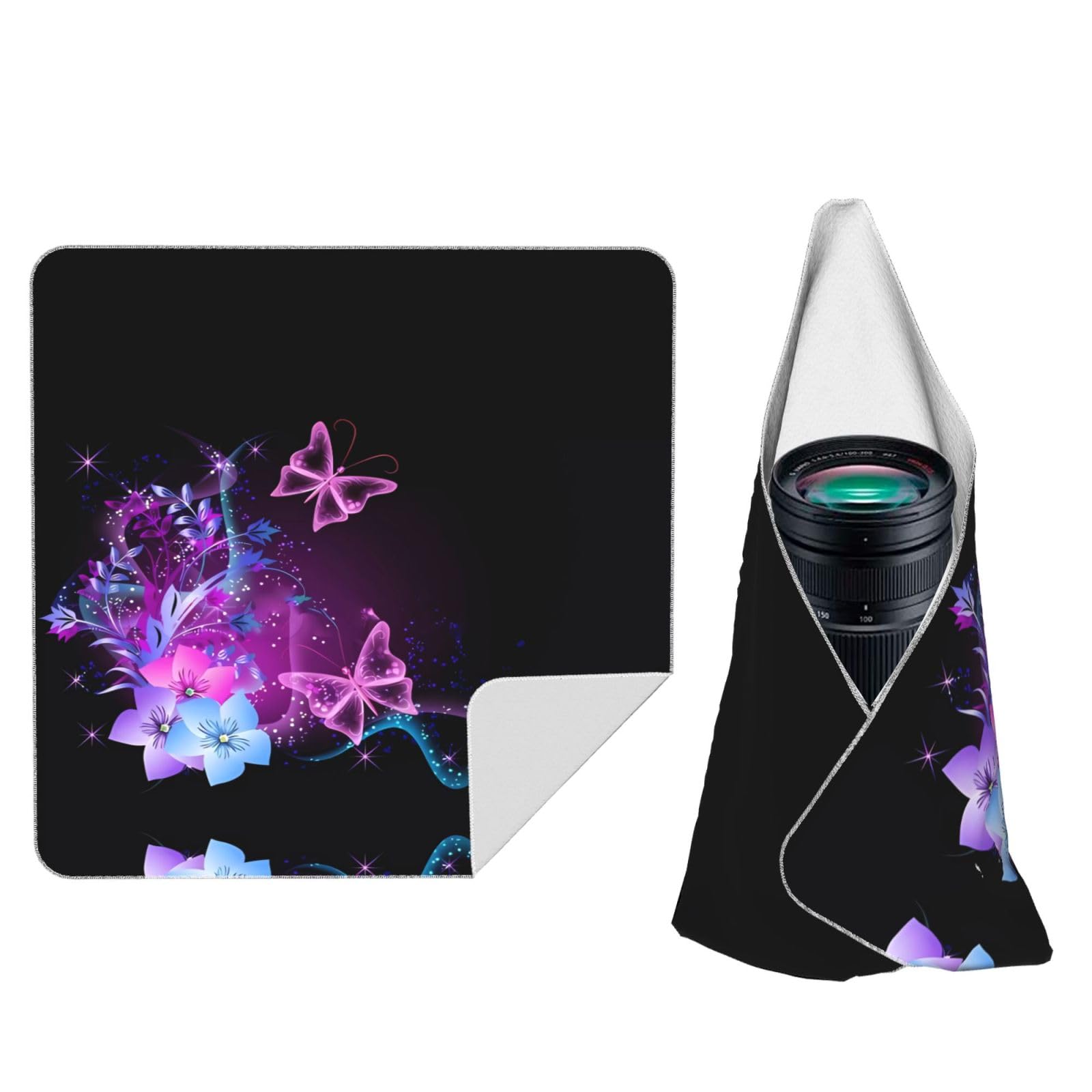 ZhaoYuGoods Pink Purple Butterfly Camera Wrap Cloth