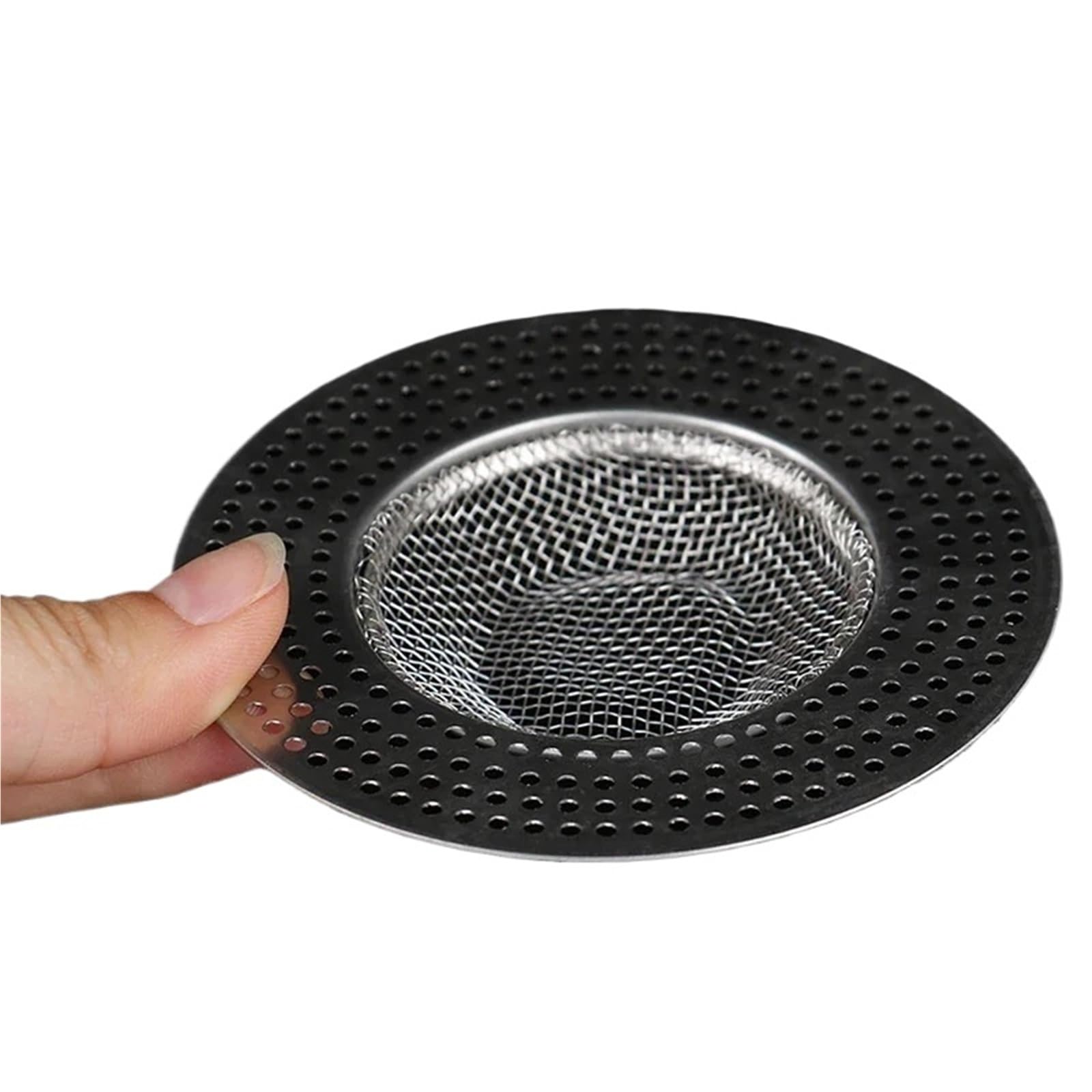 Kitchen Sink Drain Stopper Strainer Stainless Stee Steel Mesh Sink Strainer Filter Bathroom Sink Strainer Drain Hole Filter Sewer Screen Strainers