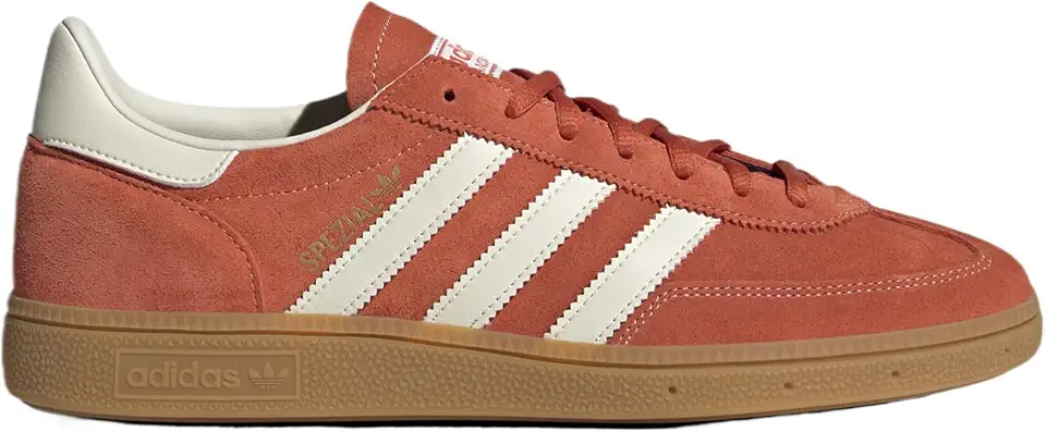 PRERED/CREWHT/Crywht Tênis masculino de handebol Spezial Preloved redCream branco cristal 46, largo, Preto, 12 Wide