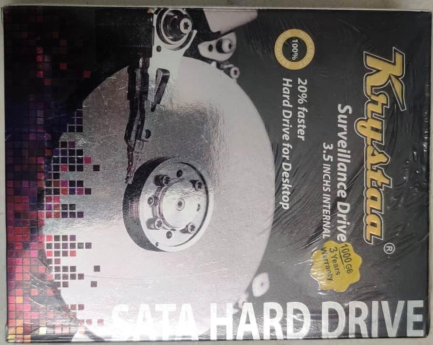 Image of KRYSTAA 1TB SURVELLIANCE SATA Hard Drive 3.5 inch Internal