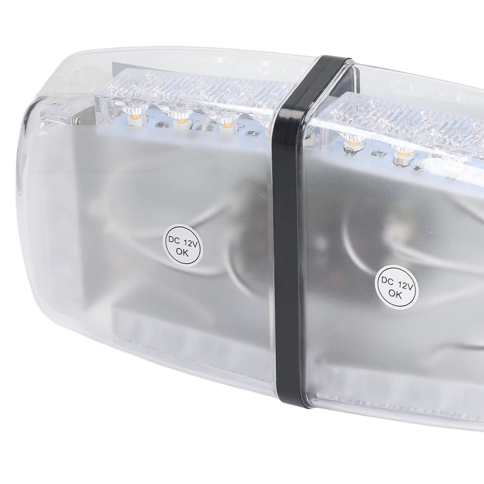 Luz De Advertencia Estroboscópica LED DC 12V Lámparas Intermitentes De Emergencia LED/barra De Iluminación De Advertencia De Peligro Con Base Magnética Para Seguridad En El Techo Del Yate Del Coche
