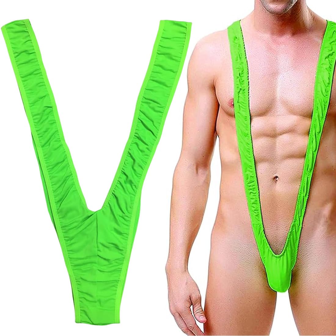 1 Pieza Disfraz Despedida De Soltero, Ropa Interior Temática Para Fiestas En Color Verde Y Talla Única Para Hombre