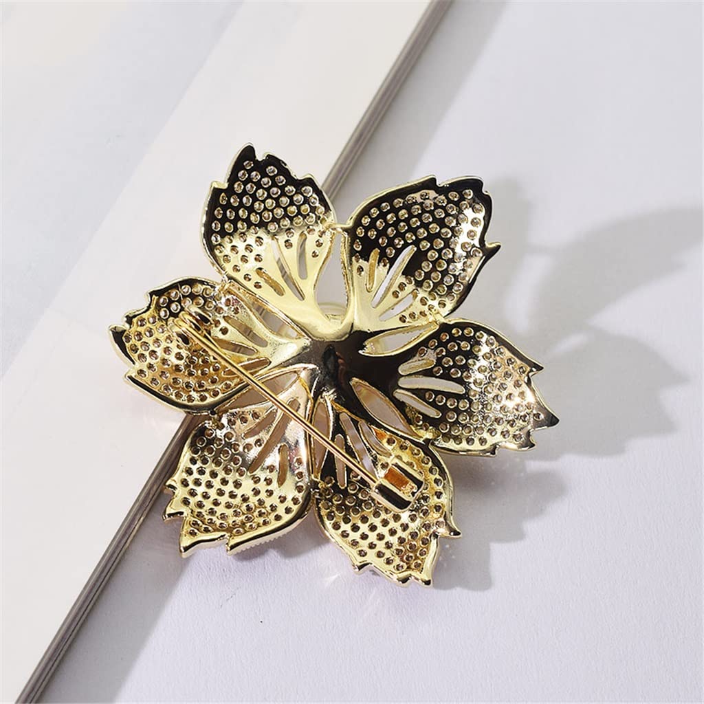 Geschenk Bauhinia Brosche Feminine Retro Anzug Mantelkleid Corsage Schmuck Schmuck