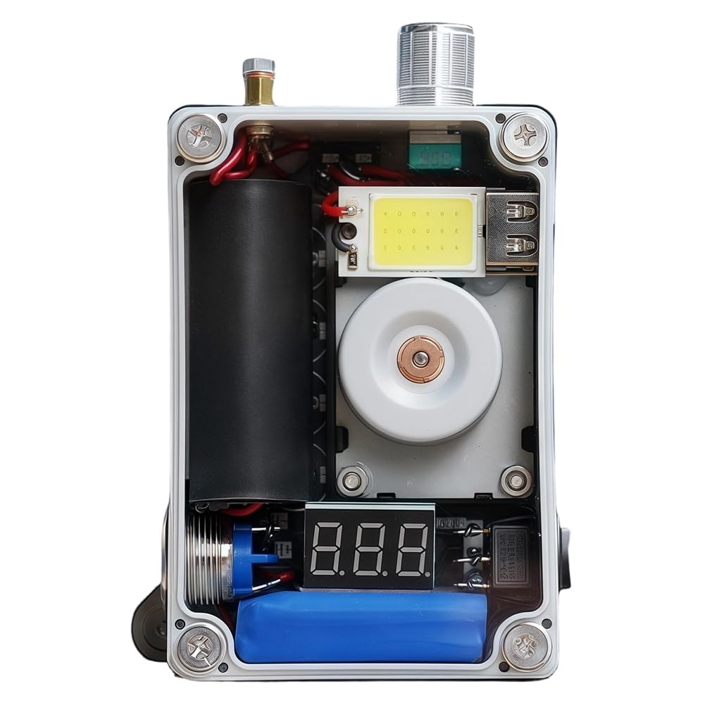 Ijsdnvjndx As Shown Cob Light Hand Crank Generator 8.4V Portable Emergency Usb Charger Survival Gear For Camping Power Outage Backup