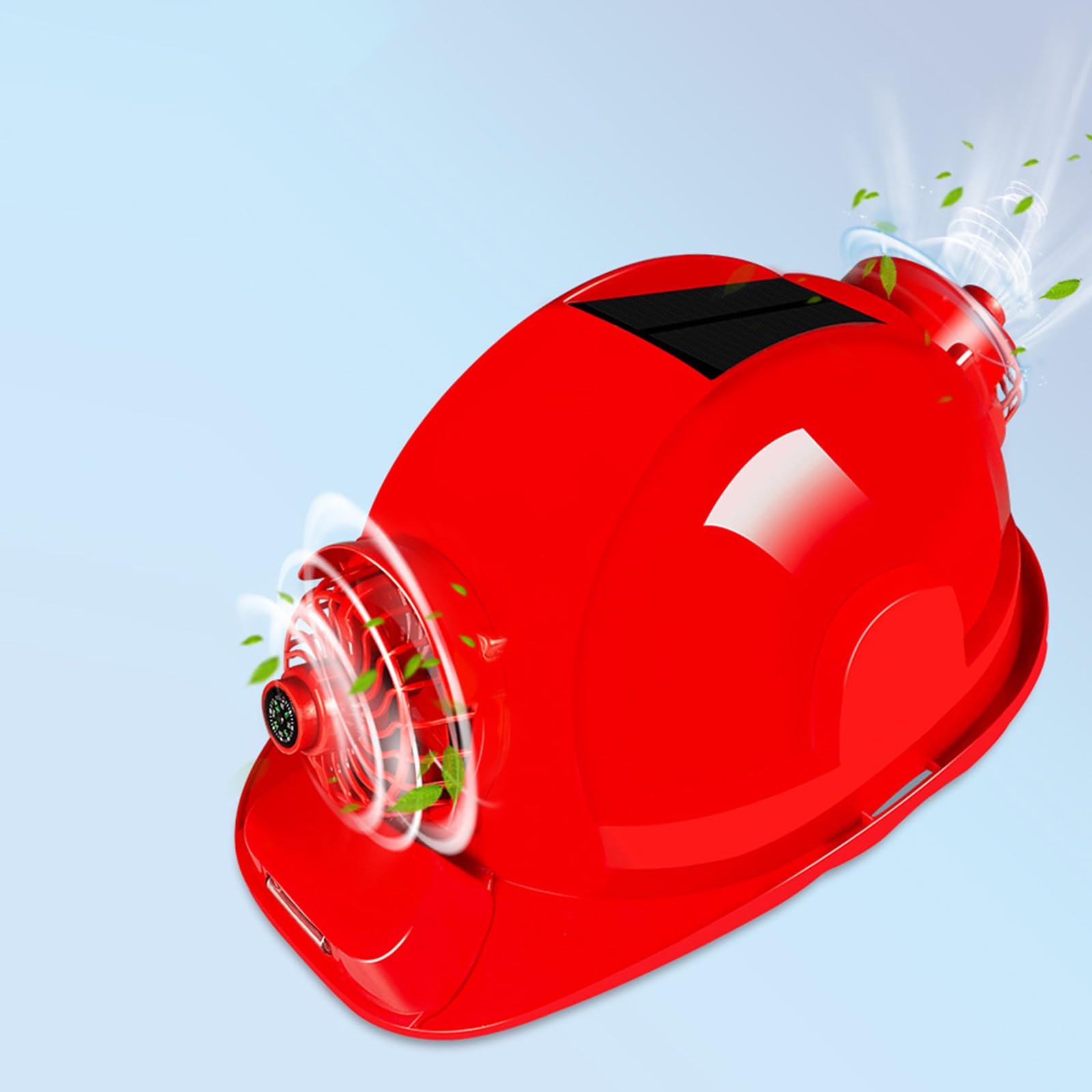Belüfteter Schutzhelm mit Solaraufladung, Yellow standard edit