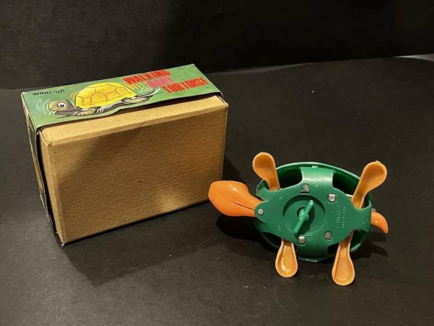 Amazon.co.jp: HAJI 歩け ドンかめ ゼンマイ 昭和 レトロ 日本製