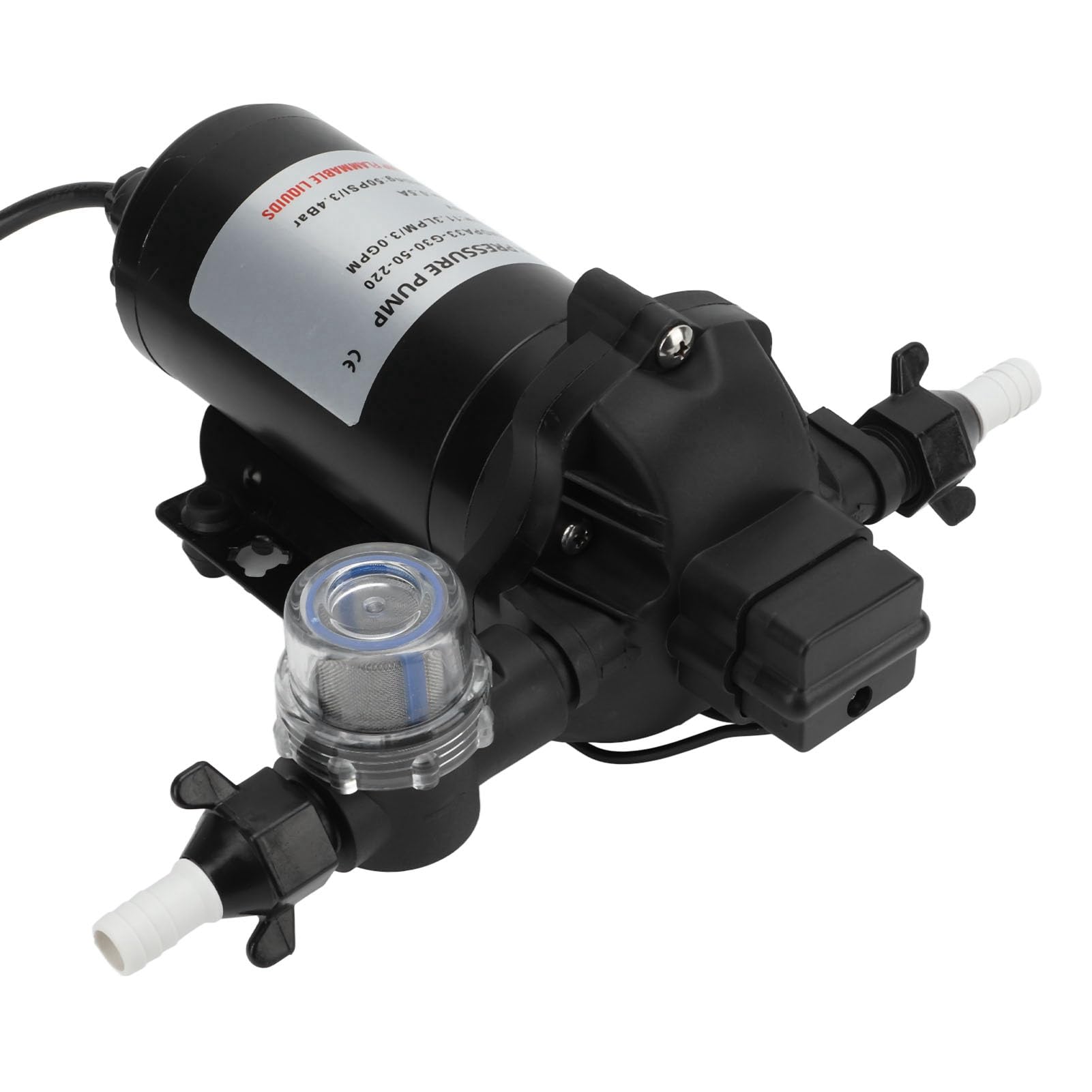 KIMISS Pompa Membranowa do Wody, 50 Psi, 11,3 Lpm Samonapinająca