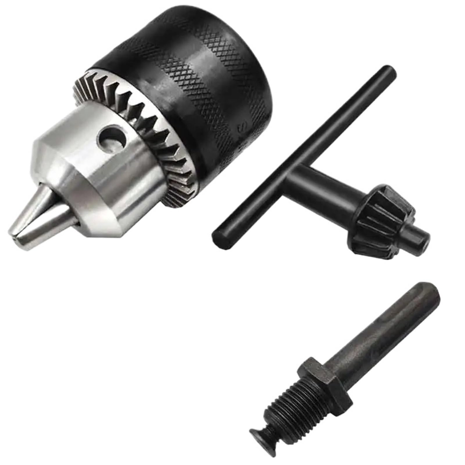 Atxyaa Chuck And Sds Plus 1.5-10Mm Drill Chuck,3/8-24Unf Mount Impact Driver Bits Conversion Hex Shank(Chuck And Sds Plus)