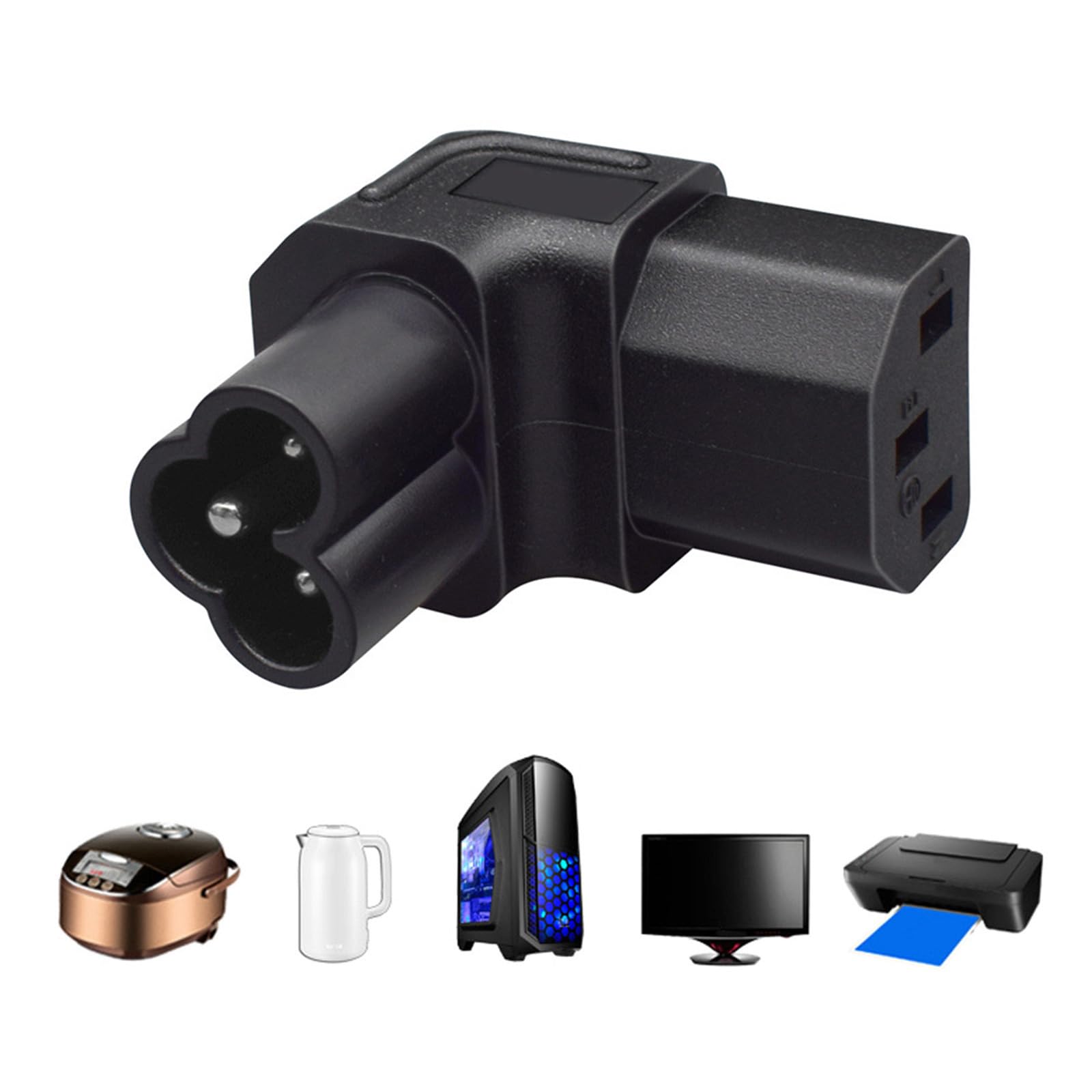 Amazon | 交流電源ソケットアダプタ IEC320 3 穴米国 3Pin 3 穴