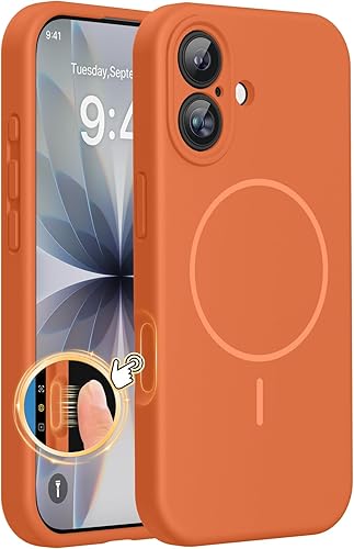 Miniatura 243 de Miracase - Funda diseñada para iPhone 11 con protector de pantalla, funda de goma de silicona líquida, protección total contra caídas y a prueba