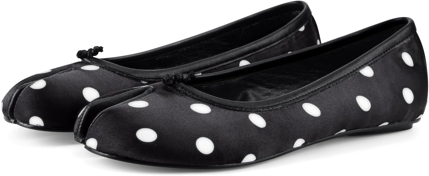 Tabi Shoes Women Split Toe Shoes Wide Width Ballet Flats Comfort Casual Work Shoes for Women Office - Image 6