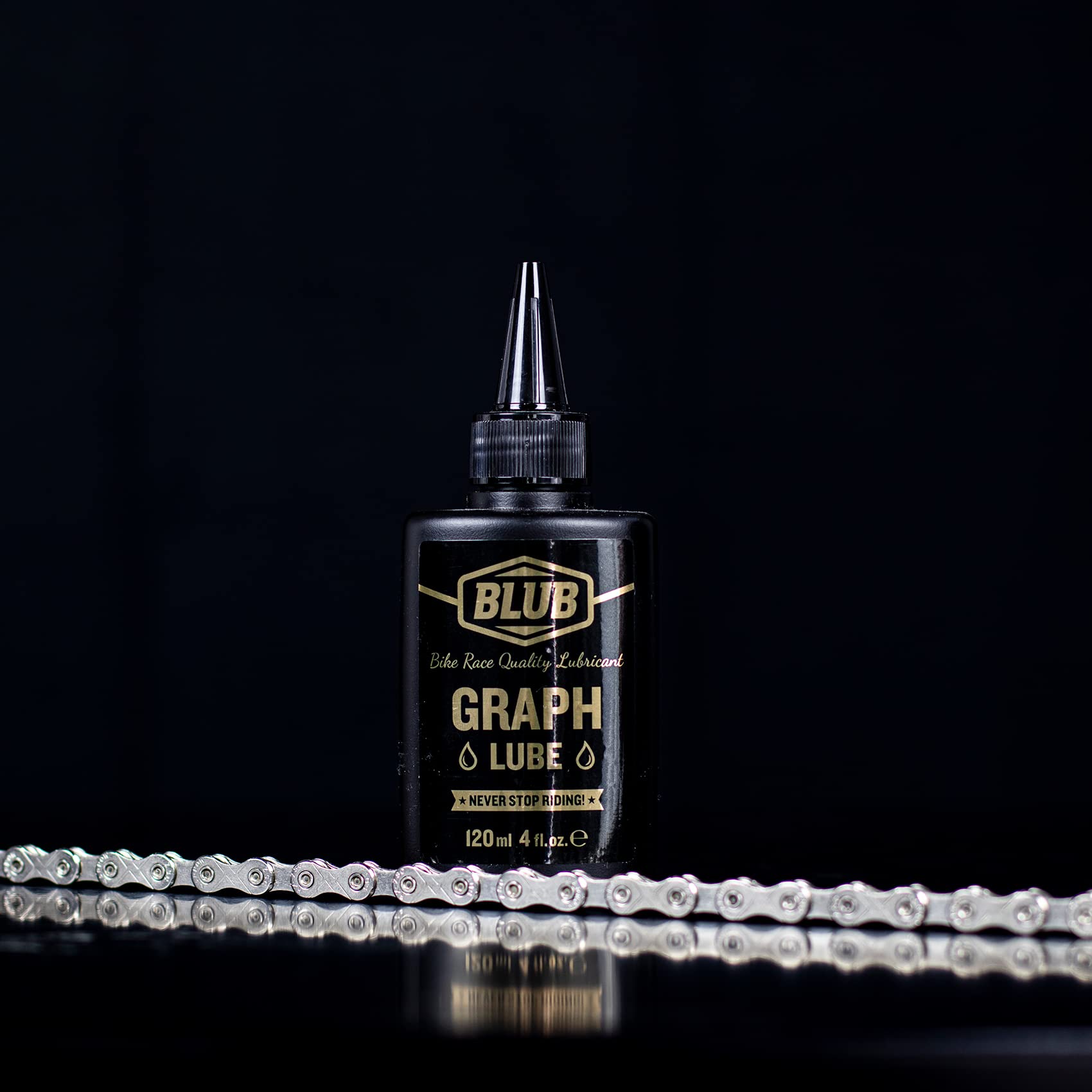 BLUB Graph Lube 120ml | Lubrificante Catena Bici, Grasso Grafite | Premium Bike Chain Lube