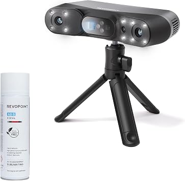 Revopoint POP 4 3D Scanner Standard Set & AB-6 Scanning Spray for 3D Printing