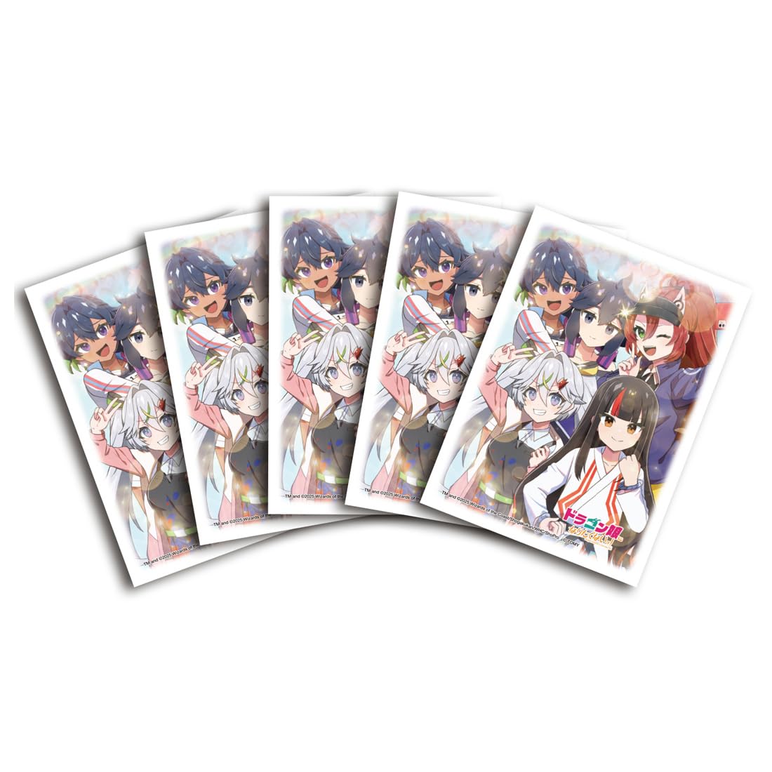 ドラゴン娘になりたくない 未開封4BOXとスリーブ4つ DXカードスリーブ ドラゴン娘になりたくないっ! アオハル組ver