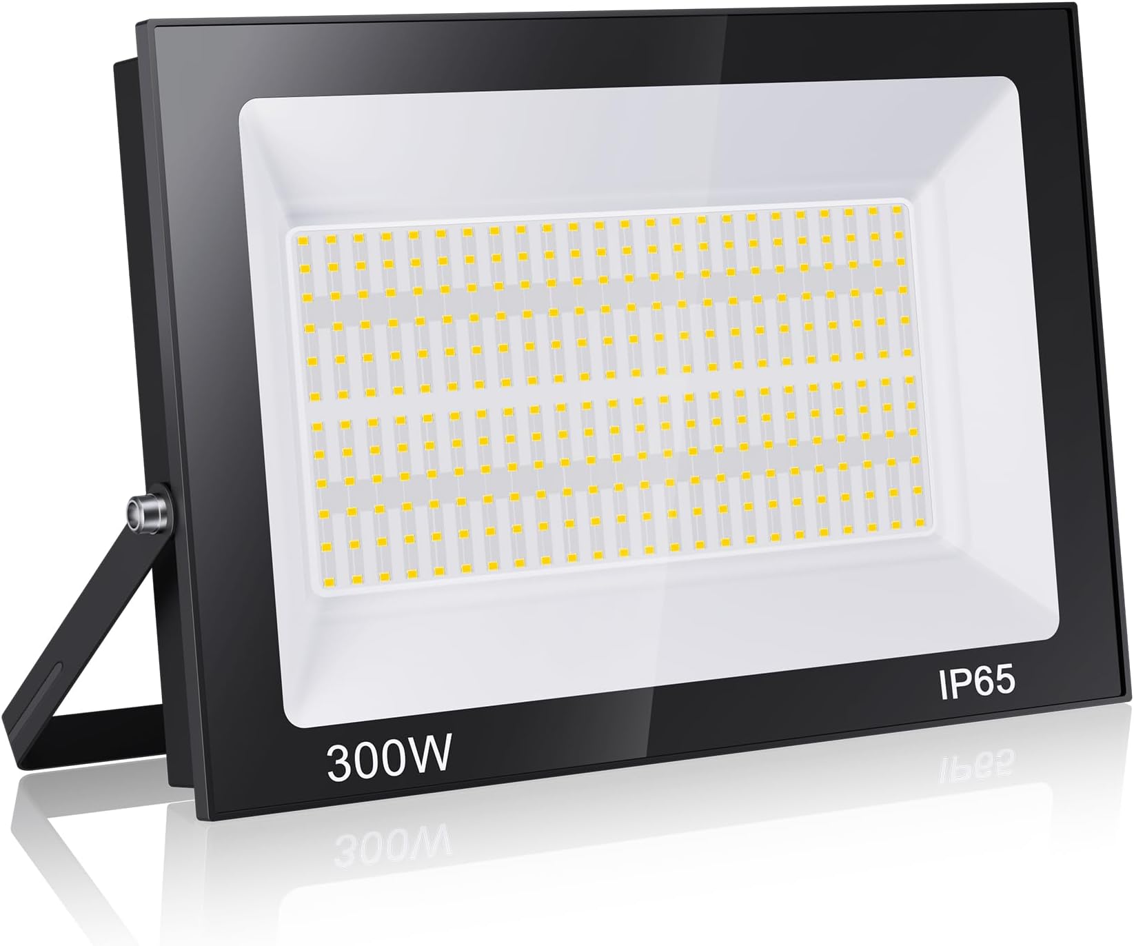 loyal 300W LED Floodlight Outdoor, 6000K Daylight White 30000LM Outdoor Security Light, IP65 Waterproof Outdoor Wall Light, Spot Lighting for Garden, Garage, Playground, Patio [Energy Class F]