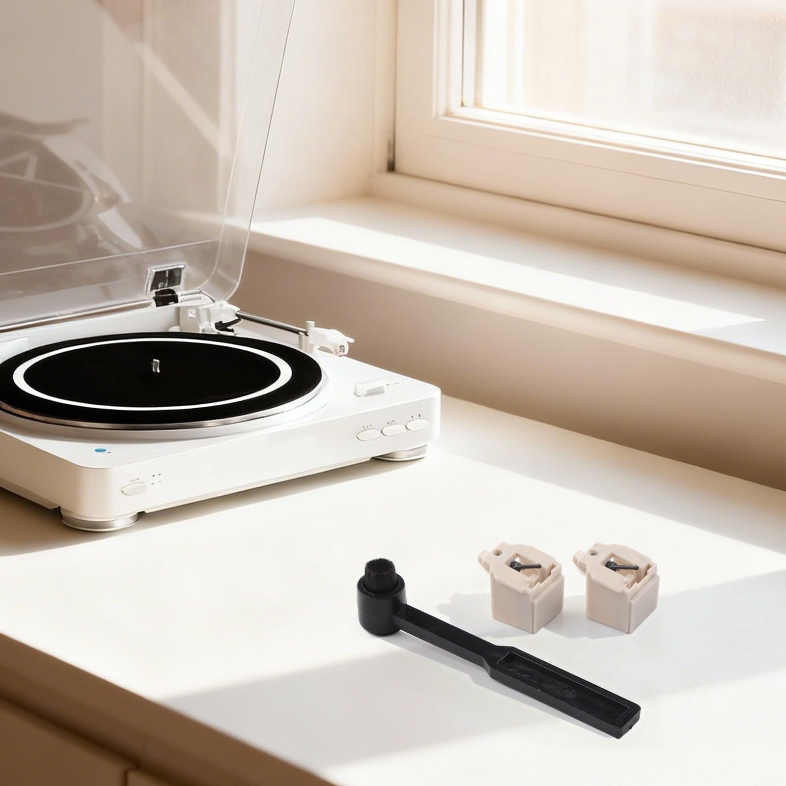 ATN3600L igła zamienna do gramofonu Audio-Technica AT-LP60X + szczotka do czyszczenia, dynamiczna głowica magnetyczna