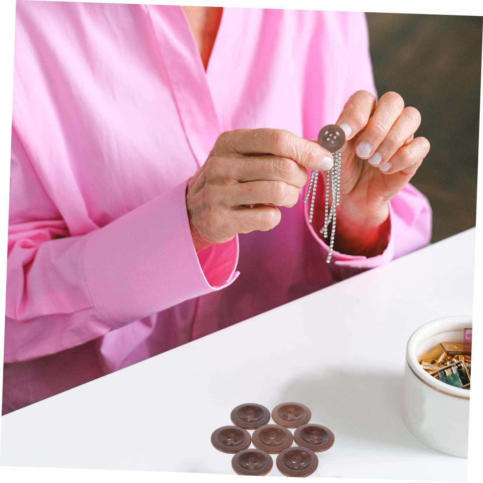 Amazon | TEHAUX 20個コートボ 四穴 縫製用ボ や衣類に コート飾り用ボ