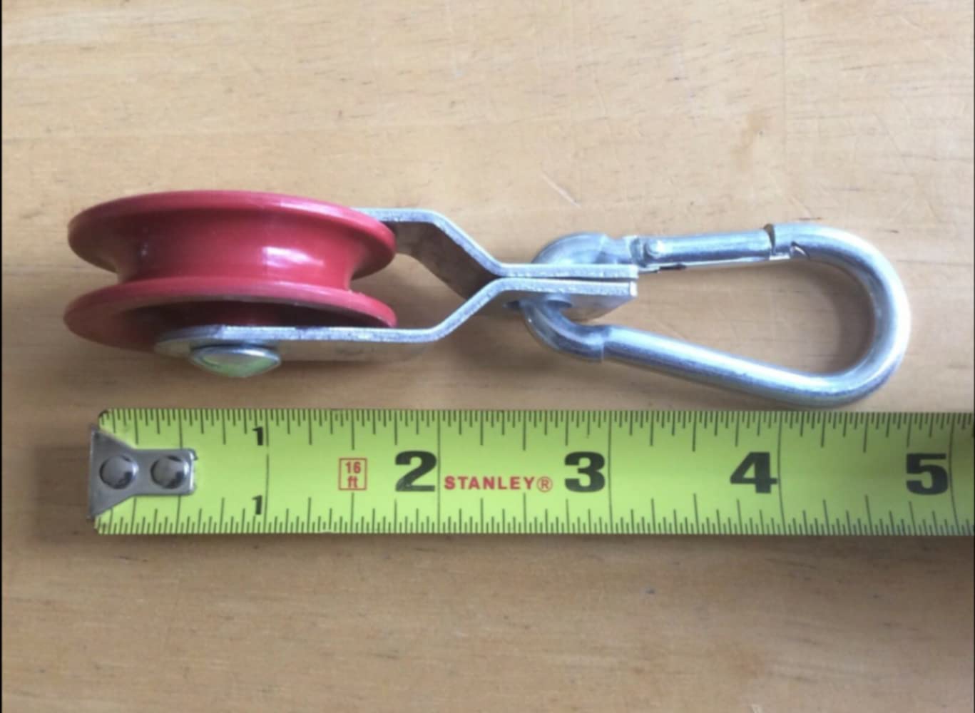 Pulleys & Zinc Carabiner Snap Clips Netting Baseball Batting Cage (100)