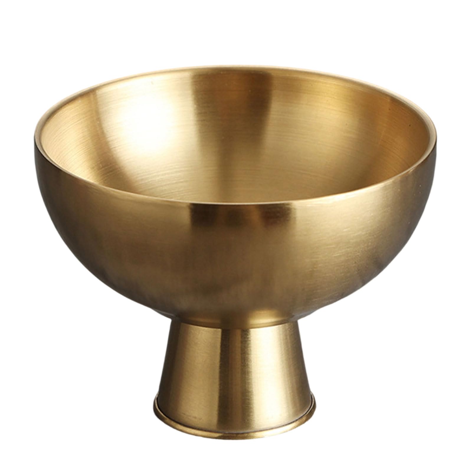 carotoe Multipurpose Footed Stainless Steel Dessert Bowl Double Walled Ice Cream Puddings Serving Cup for Restaurants and Family Gatherings Ice Cream Container