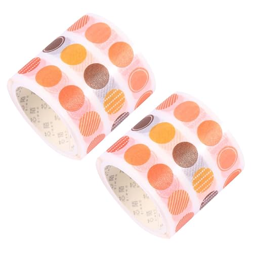 SEWACC Cinta adhesiva decorativa Washi, 2 unidades, cinta adhesiva washi para manualidades, cinta adhesiva washi, dispensador de cinta washi, cinta