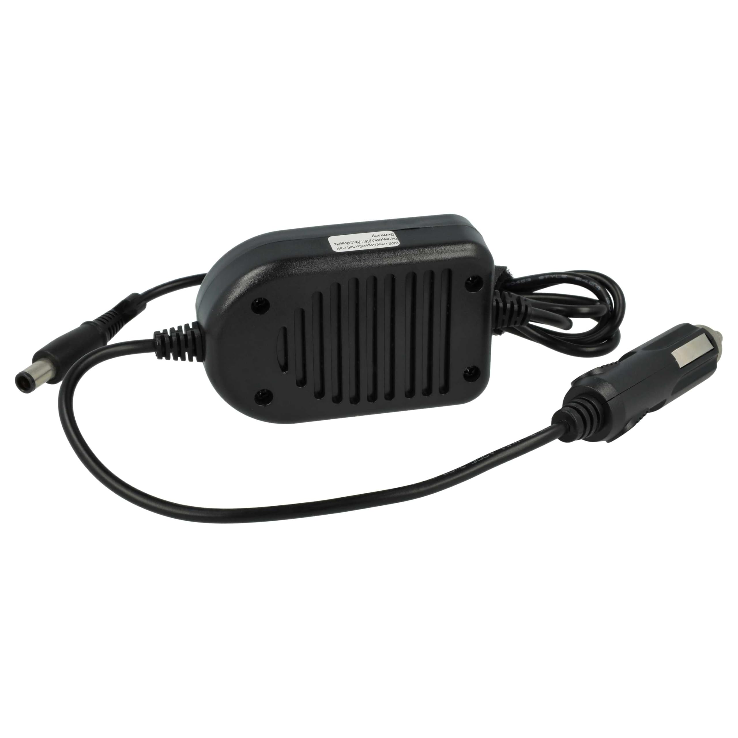 vhbw Chargeur Allume-Cigare Compatible avec HP EliteBook 2730p, 2740p, 2540p, 2530p, 2760p, 6730b Ordinateur Portable - Chargeur 12V Noir 4,74 A