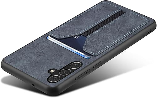 Miniatura 9 de Kowauri Funda para Samsung Galaxy S23 FE, funda de piel sintética con ranura para tarjeta de crédito, funda protectora ultra delgada para Samsung