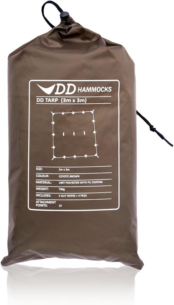 Amazon DD Hammocks DD タープ 3×3 (コヨーテブラウン) DD Hammocks タープ