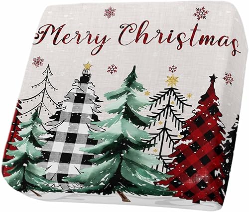 Miniatura 36 de Fundas de cojín para sofá de Navidad con diseño de muñeco de nieve rosa, funda elástica para sofá con parte inferior elástica, fundas de sofá