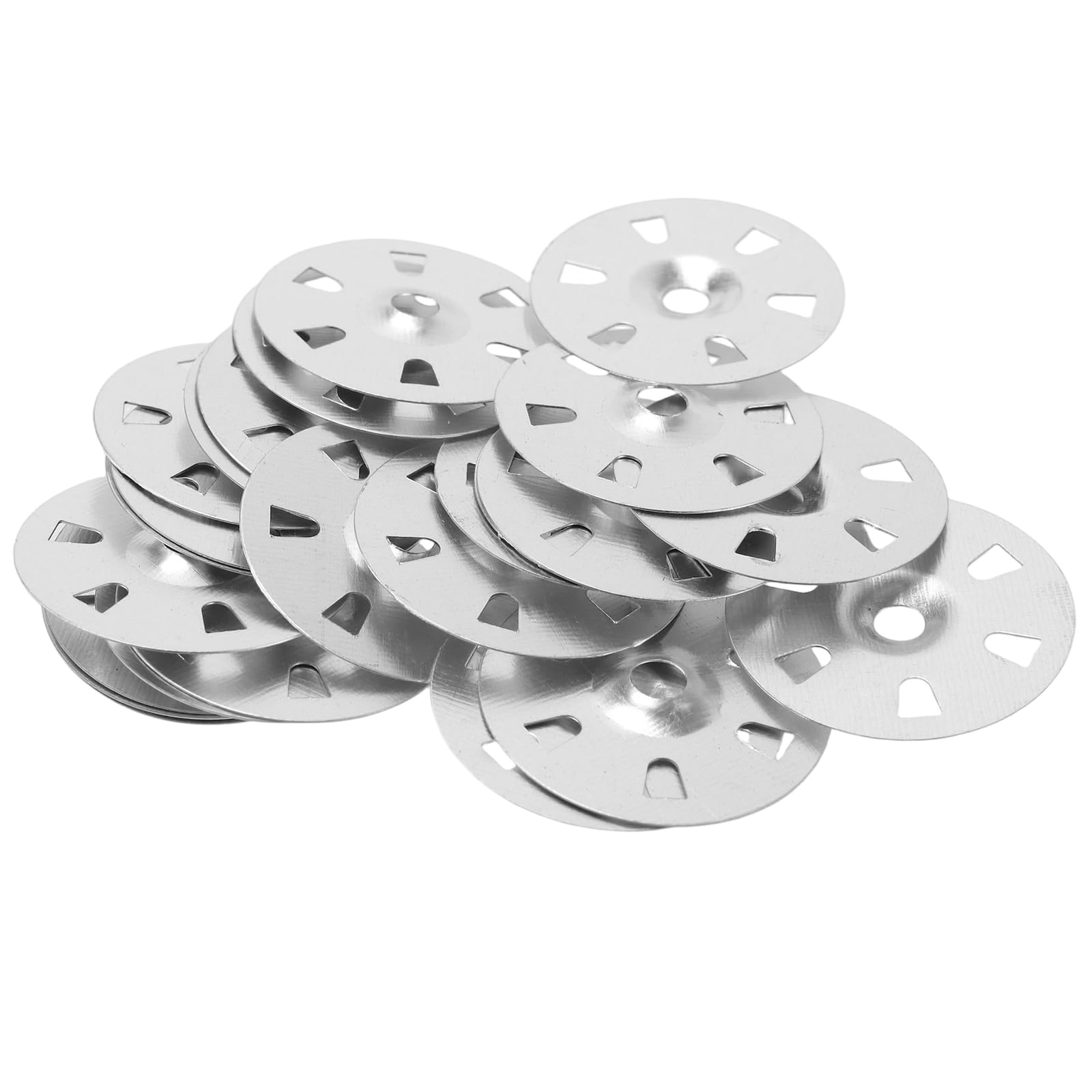 JEUIHAU 500 Pcs Easy Fix Washers, 35mm Diameter Insulation Tile Backer Board Washers for Insulation Thermoboard Plasterboard - Image 3