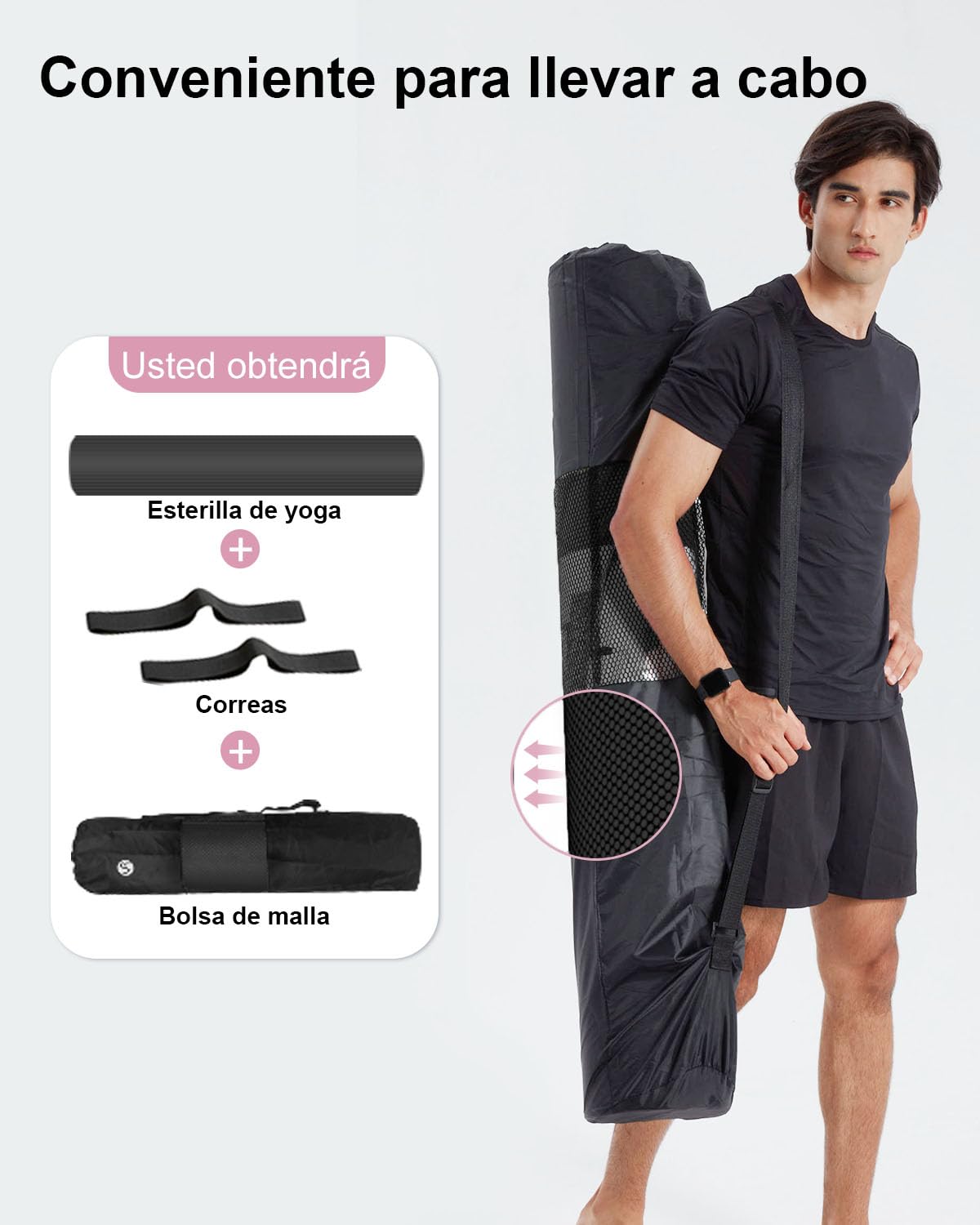 Esterilla Fitness Grande 200×130cm Gruesa 15mm/10mm Esterilla Yoga Antideslizante NBR Colchoneta Gimnasia XXL para Deporte Familiar | NBR Material extra grueso ancho antideslizante amortiguador para dos personas Home Gym Pilates Yoga Fitness