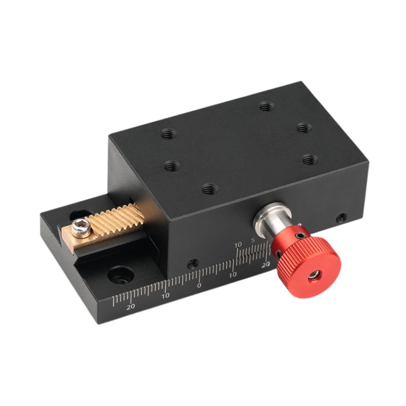 Sharplace x-Achsen-Lineartisch-Hub 40 mm Verschiebung Trimmen der Schwalbenschwanznutführung Feinabstimmung der Schwalbenschwanznut Verschiebungsplattform