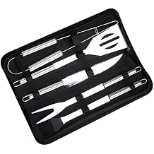 Clinique BBQ Utensils Set in Carrying Bag Stainless Steel Outdoor BBQ Accessories Tools Outdoor BBQ Tongs