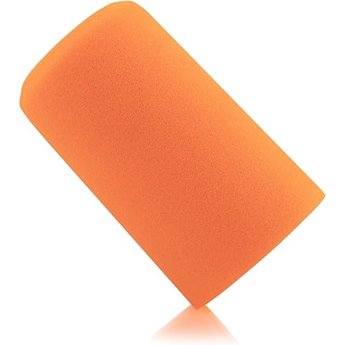 LEFXMOPHY Orange SM7B Pop Filter for Shure SM7B SM7dB Vocal Microphone RK345 Replacement Windscreen, Noise-cancellation Windsock Cover Wind Foam Cover