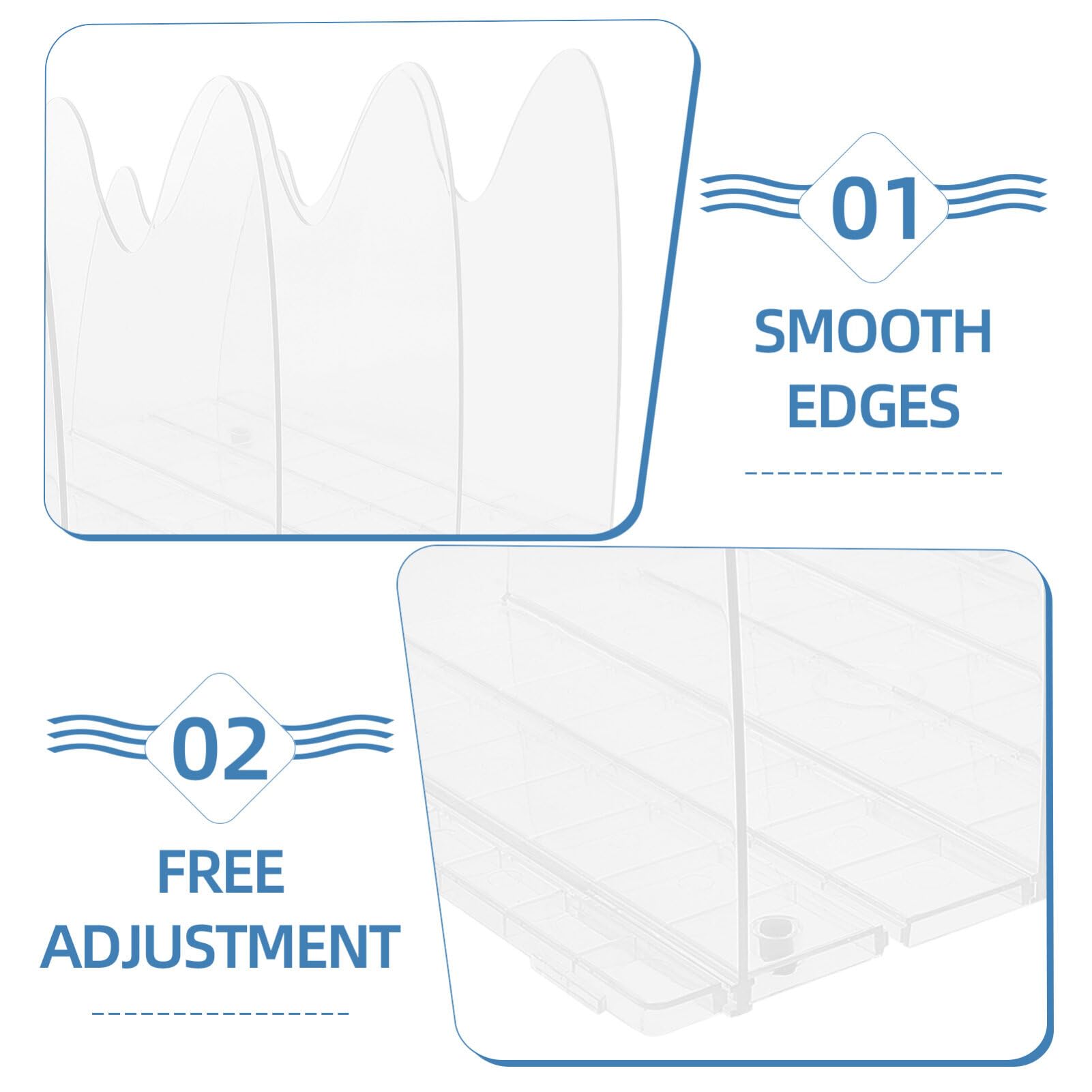 Organizador De Bolsos De Transparente Separador De Estantes para Armario Divisor De Compartimentos para Purse Estante De Almacenamiento De Bolsos y Accesorios