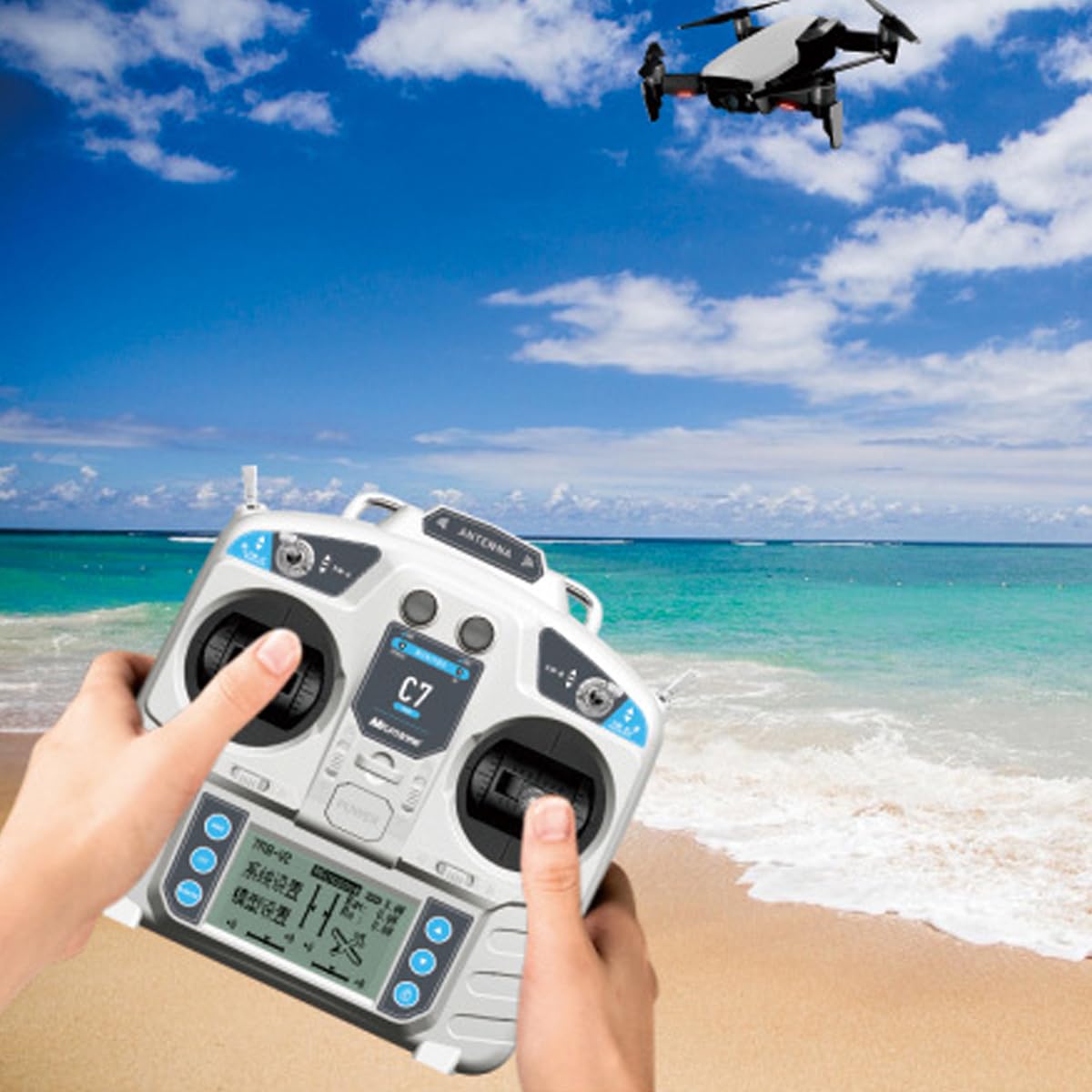 MINI 2.4g 8CH RC Trasmettitore con MC8RE-V2 ricevitore Radio System, adatto per aerei, elicotteri, UAV