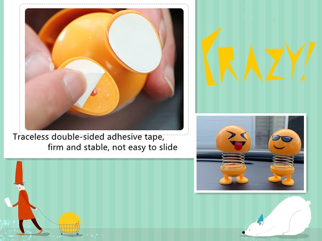 Buy Shaking Head Toys Car Ornaments Bobblehead Nod Dolls Cute Cartoon