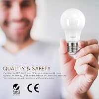Linkind E27 LED Izzó 8W, 60W Helyettesítő, 5000K Hideg Fehér, 840lm, 220° Szórási Szög, Energiatakarékos, Villódzásmentes, 6 Darabos Csomag 6