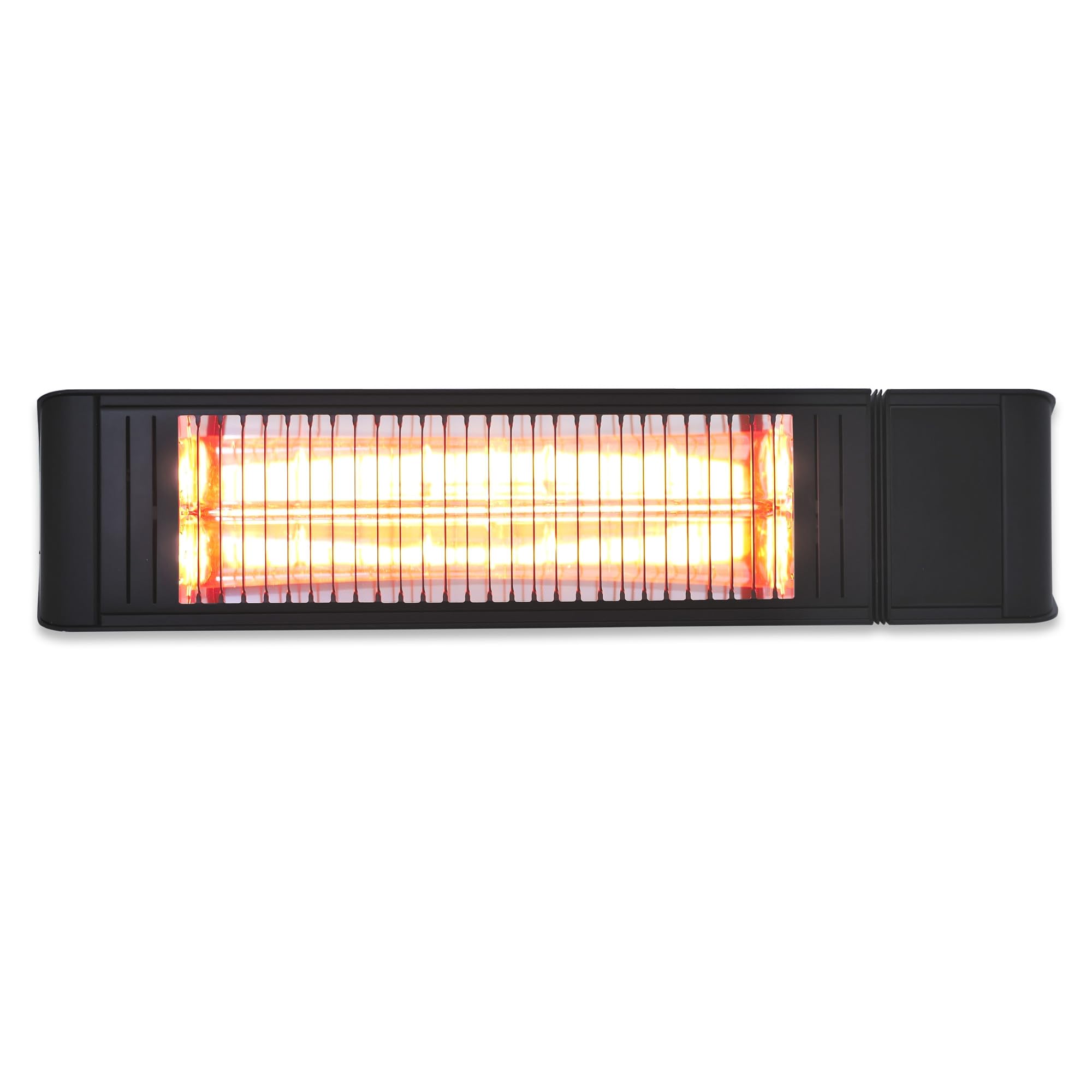 Infrarot Heizstrahler Outdoor - Terrasse Elektrisch - Decke - Fernbedienung | VASNER Infrarot Heizstrahler Terrasse - Decken- & Wandmontage hängend - elektrisch 2000 Watt - 6 Heizstufen - Schwarz IP65