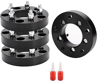 EOTH 4PCS 1.25 inch Wheel Adapters 5x5.5 to 5x4.5 (Changes Bolt Pattern) 12x1.5 Studs for Ram 1500 F100 F150 (5x139.7 to 5x114.3) 32mm Spacers