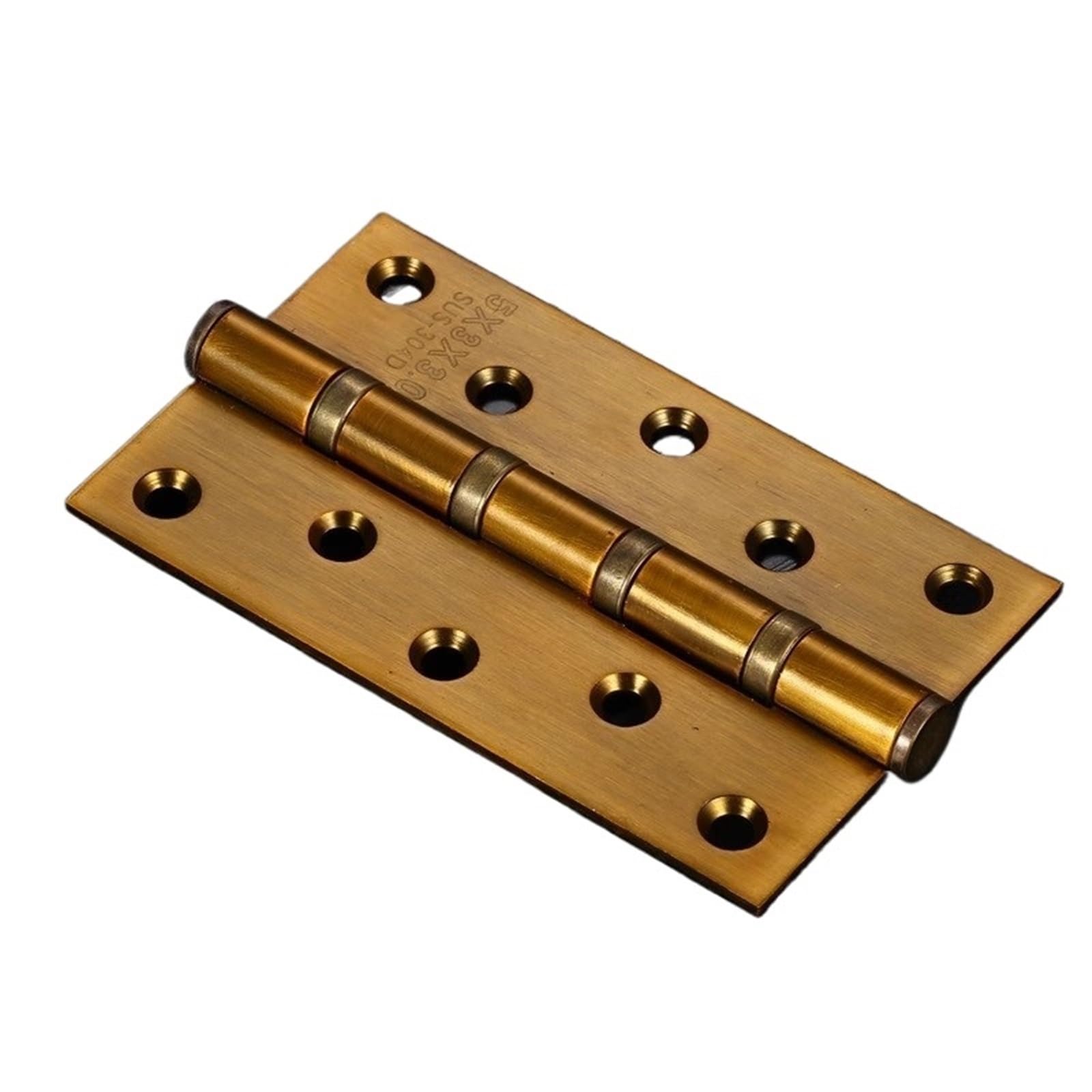 Kdhcvkz Brown 2Pcs 5 * 3Inch Stainless Steel Hinge For Folding Doors(Brown)