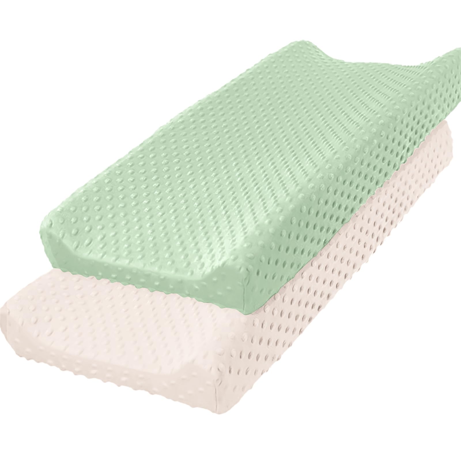 Tsophreniq Changing Pad Covers Soft Stretchy Fabric Changing Pad Sheets for Toddler Newborns Unisex Replacement Breathable Covers Dots Sheet