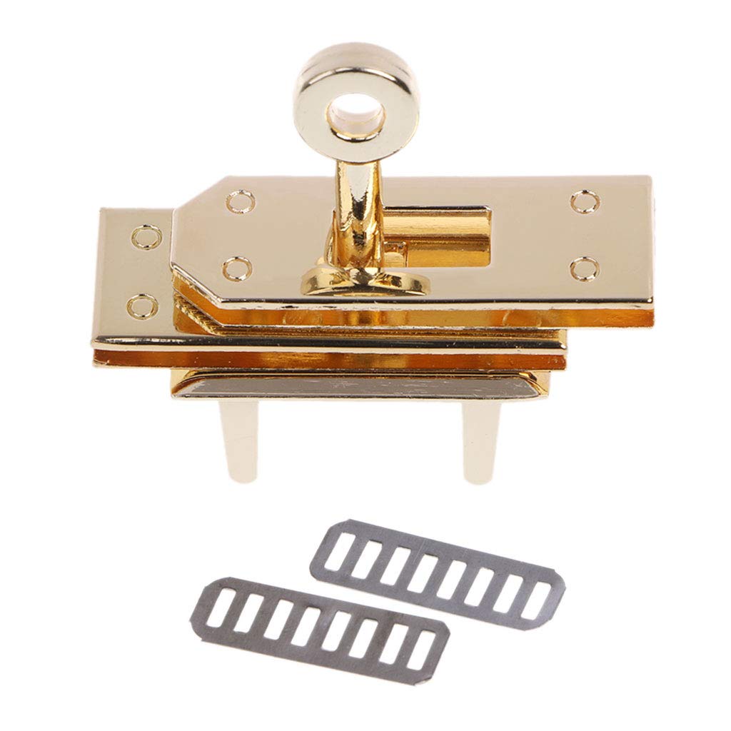 Ocobudbxw Metal Clasp Turn Locks Twist Lock DIY Leather Crossbody Handbag Shoulder Bag Buckles