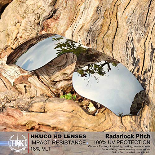 Lentes de repuesto para RadarLock Pitch pack de 6 pares de cristales intercambiables 6