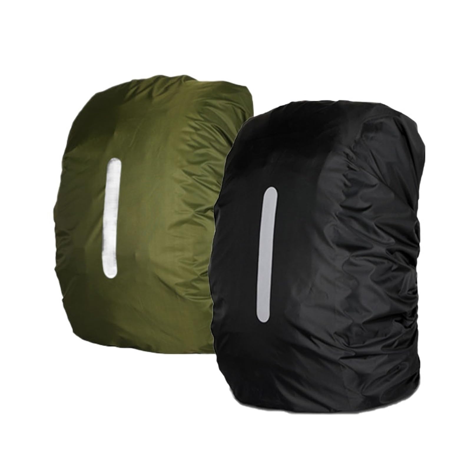 Copertura per zaino 2Pcs 25-80L Backpack Rainproof Cover Outdoor Sports Cycling Hiking Mountaineering Camping